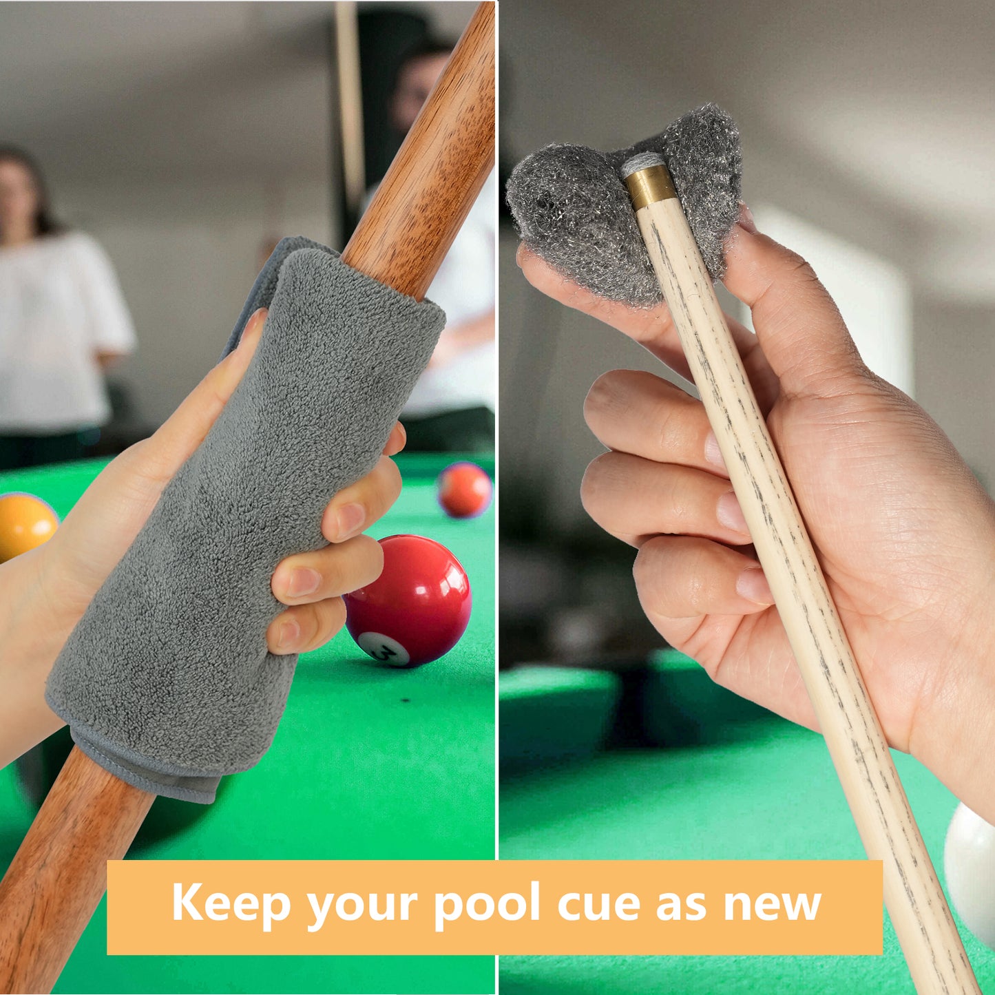 Go2trymo Pool Table & Rail Brush 5 Set