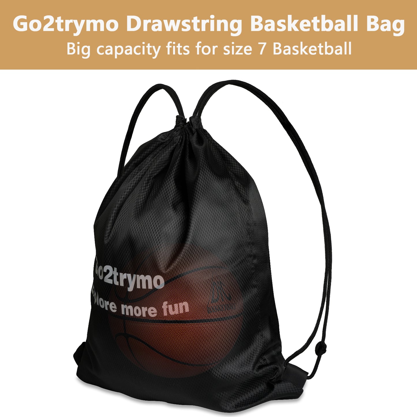 Go2trymo Drawstring Basketball Bag-2PCS